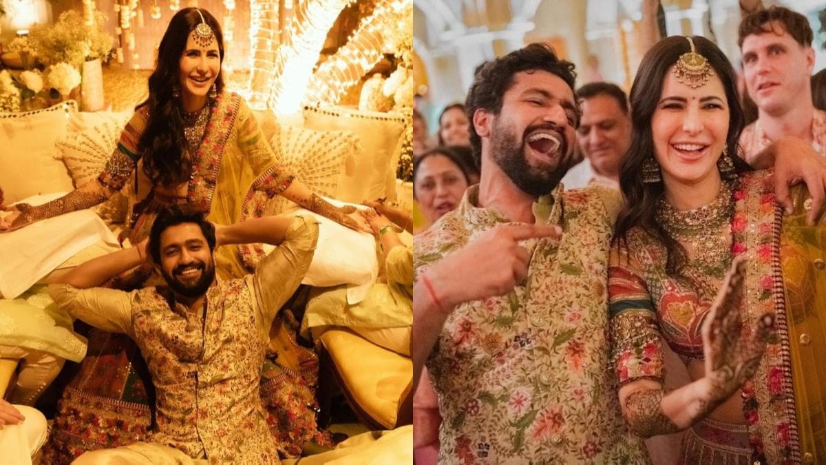 Katrina Kaif and Vicky Kaushal dance their hearts out on their mehendi night