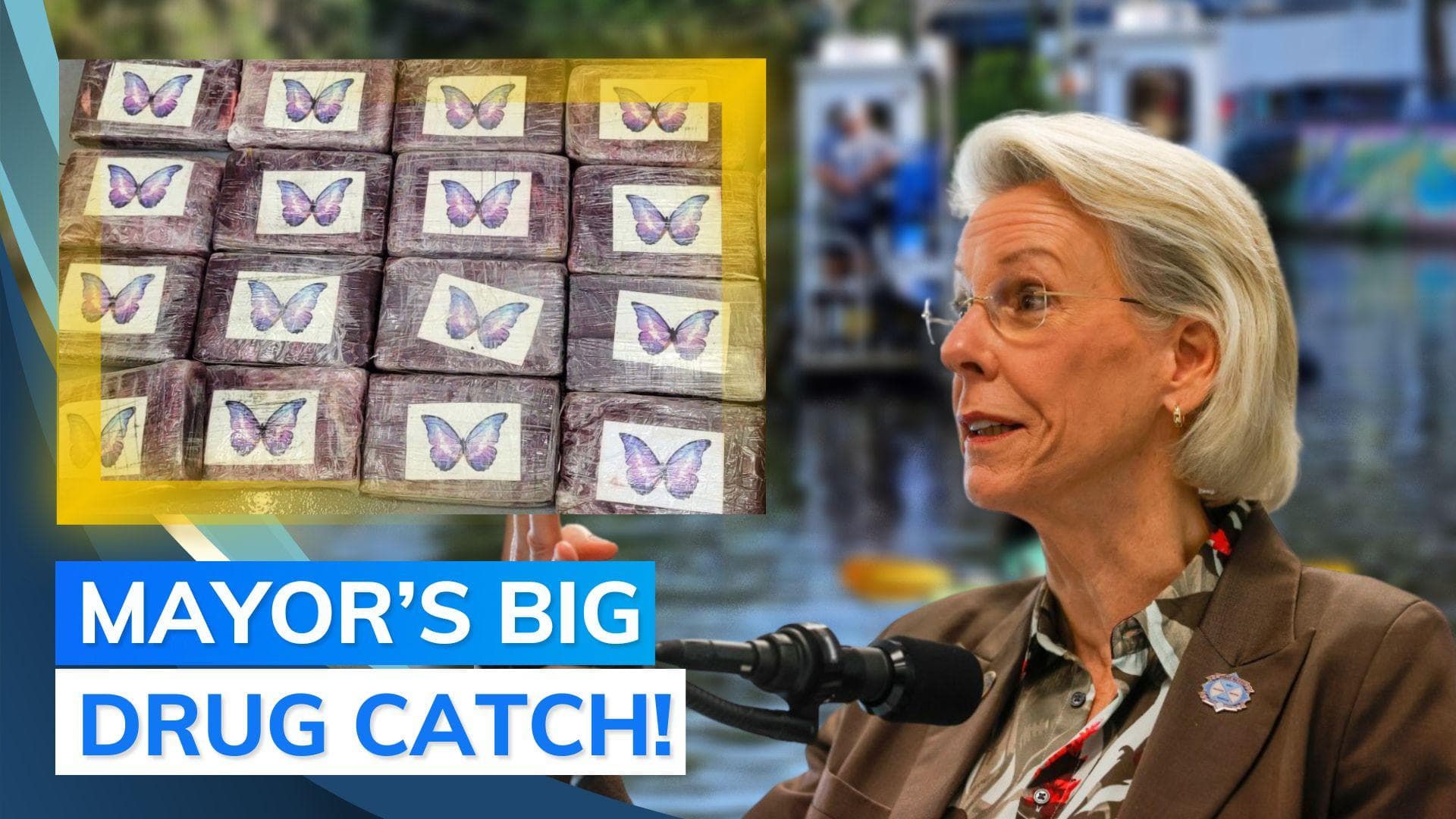 US mayor finds 70 pounds of cocaine while fishing in Florida Keys