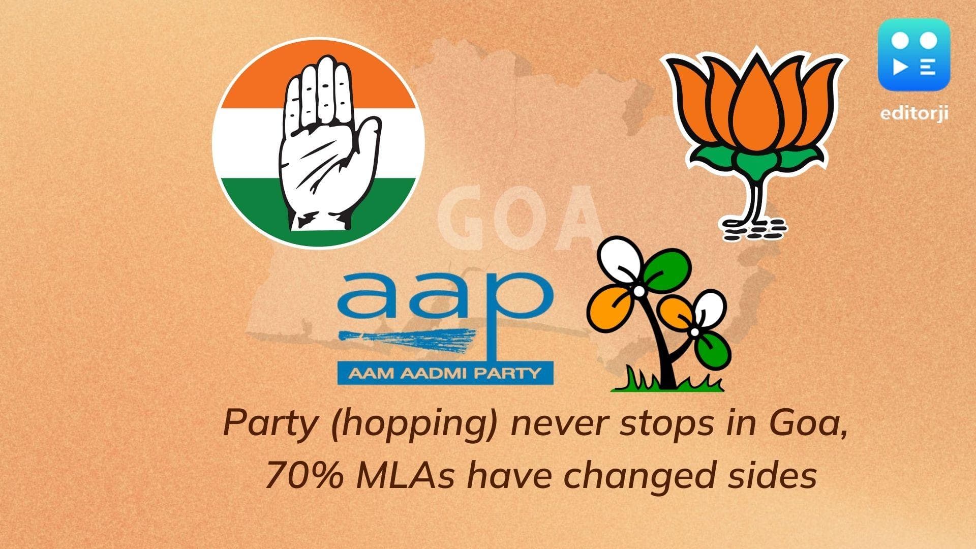 Goa Election 2022: Party (hopping) never stops in Goa, 70% MLAs have changed sides