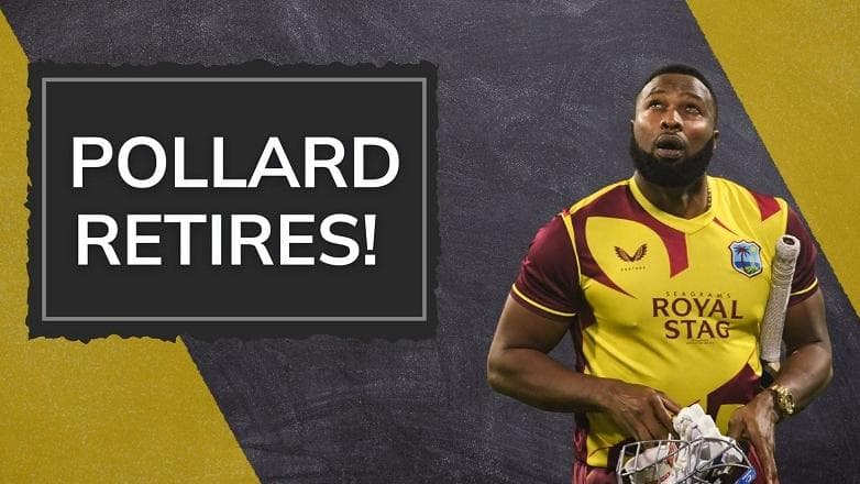 West Indian white-ball captain Kieron Pollard announces retirement from international cricket