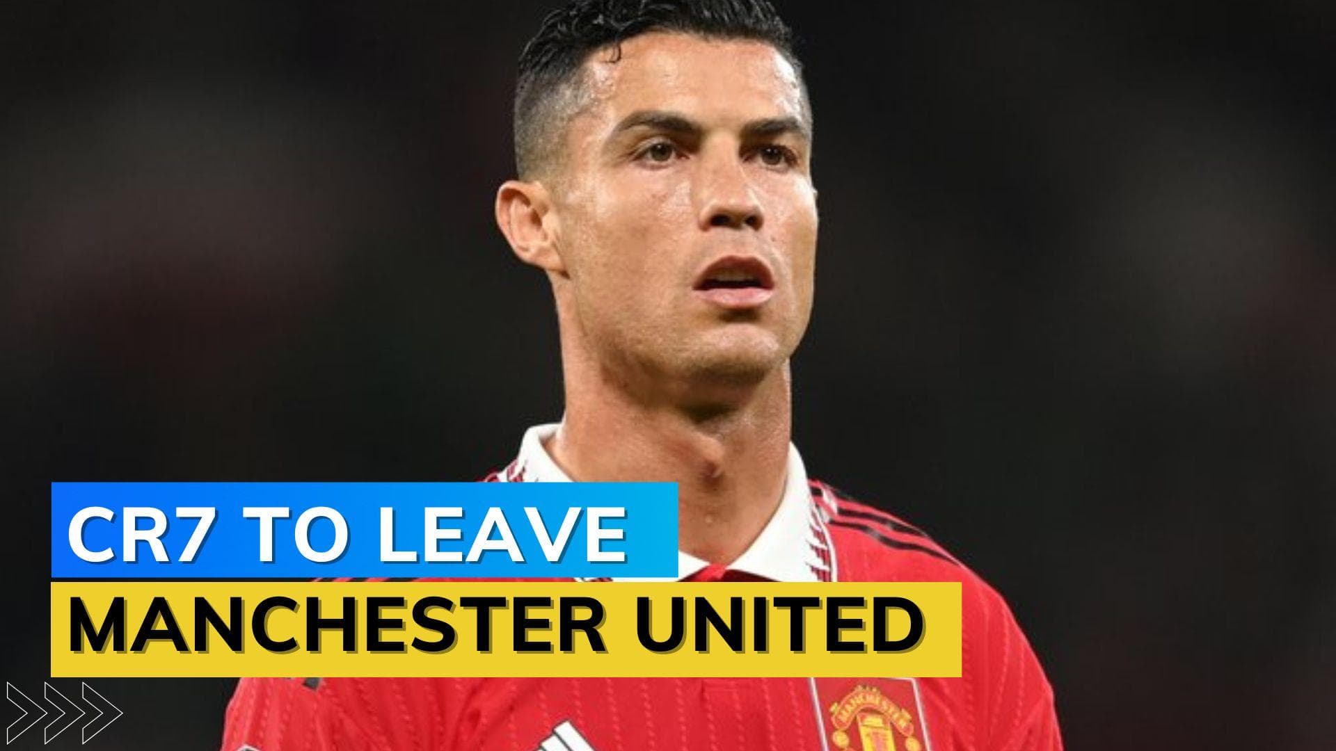 Premier League: Cristiano Ronaldo set to leave Manchester united with immediate effect