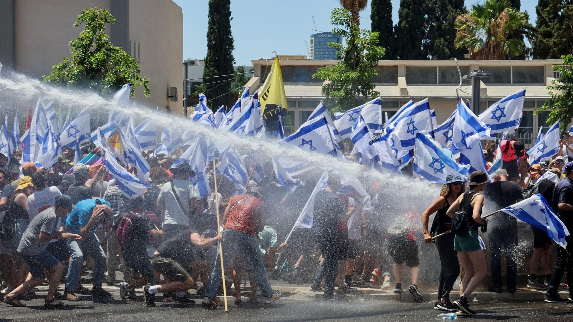 Israelis block highways to protests against government's judicial overhaul plans