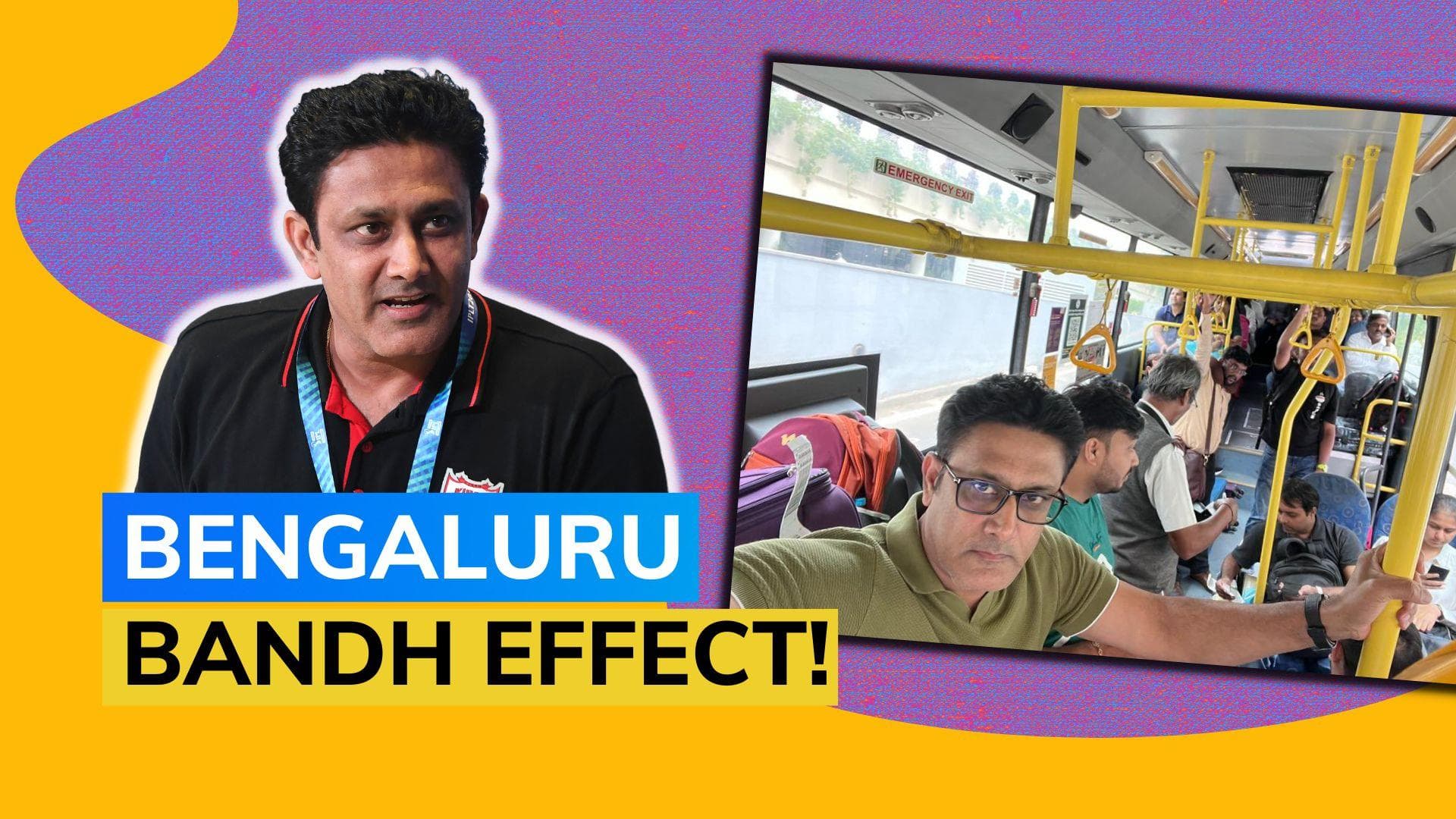 Anil Kumble forced to take BMTC bus ride back home, here's why