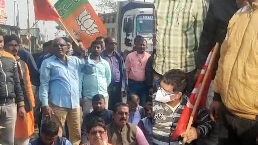 KMC Election 2021: ৫টি ওয়ার্ড থেকে প্রার্থী প্রত্যাহার বামফ্রন্টের, 'প্রহসনে'র প্রতিবাদে বিক্ষোভ বিজেপির