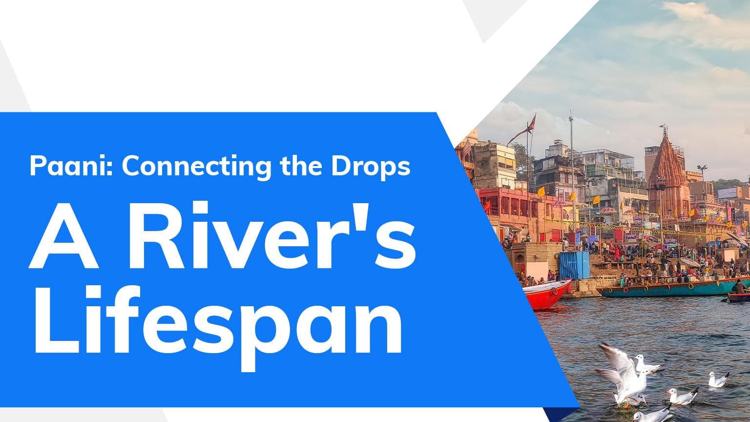 What does a river encounter in its lifespan?