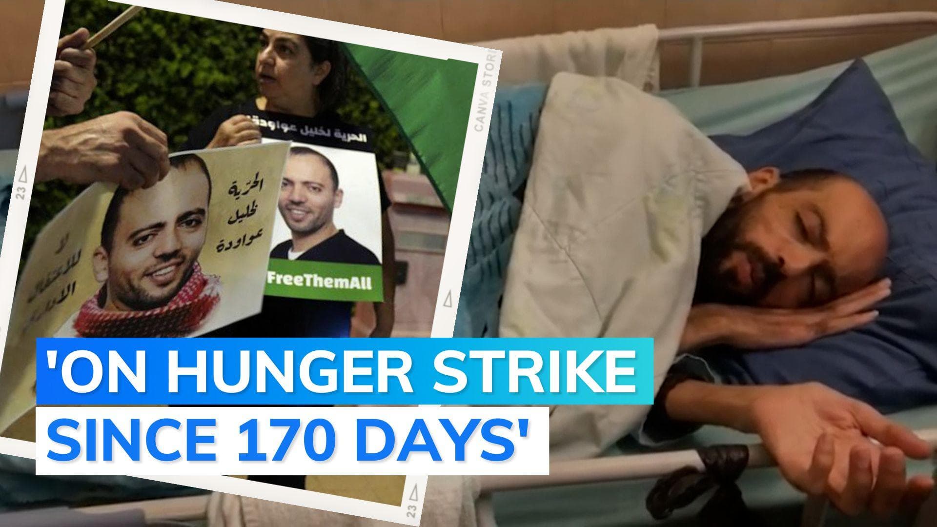 Israel top court refuses to release Palestinian man who is on hunger strike since 170 days