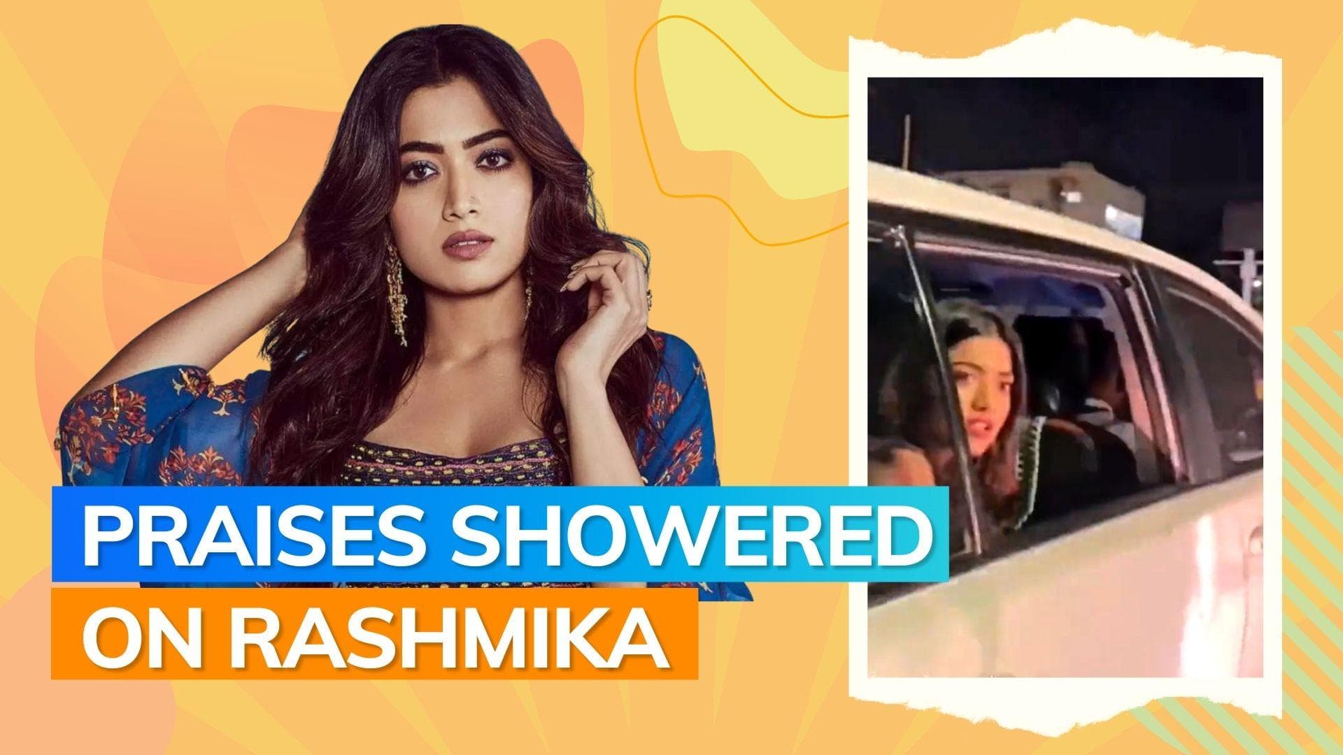 Watch: Fans chase Rashmika Mandanna on bike, her reaction wins the internet 