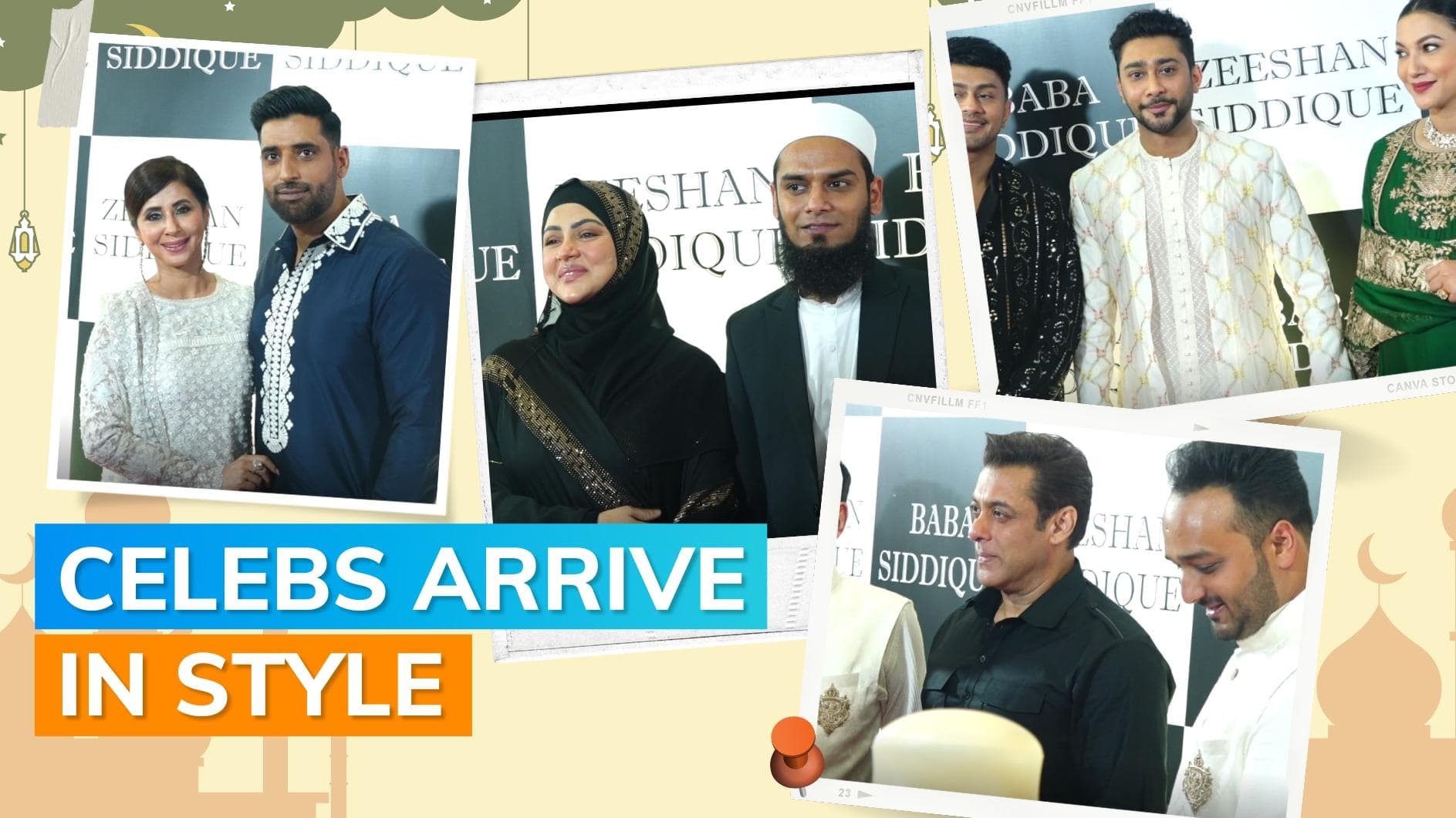 Salman Khan, Shehnaaz Gill, Gauri Khan and others attend Baba Siddique’s Iftaar party: Watch