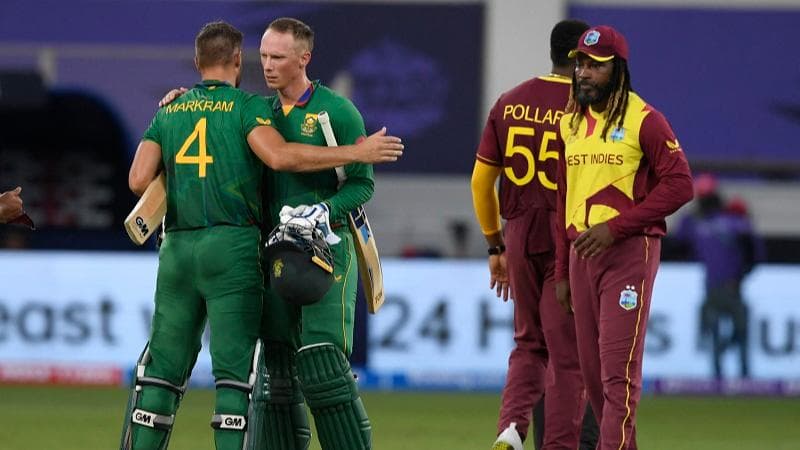 T20 World Cup 2021, SA vs WI Highlights: de Kock-less South Africa crush West Indies