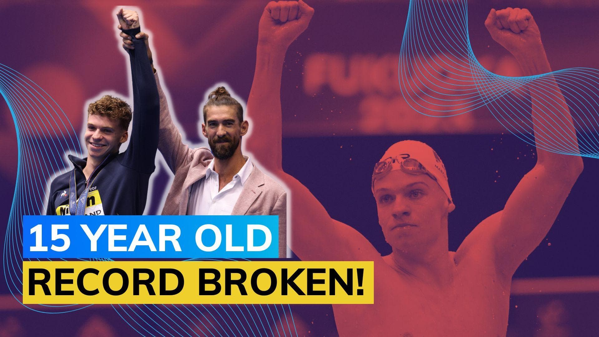 French swimmer Leon Marchand breaks Michael Phelps' 400m World Record