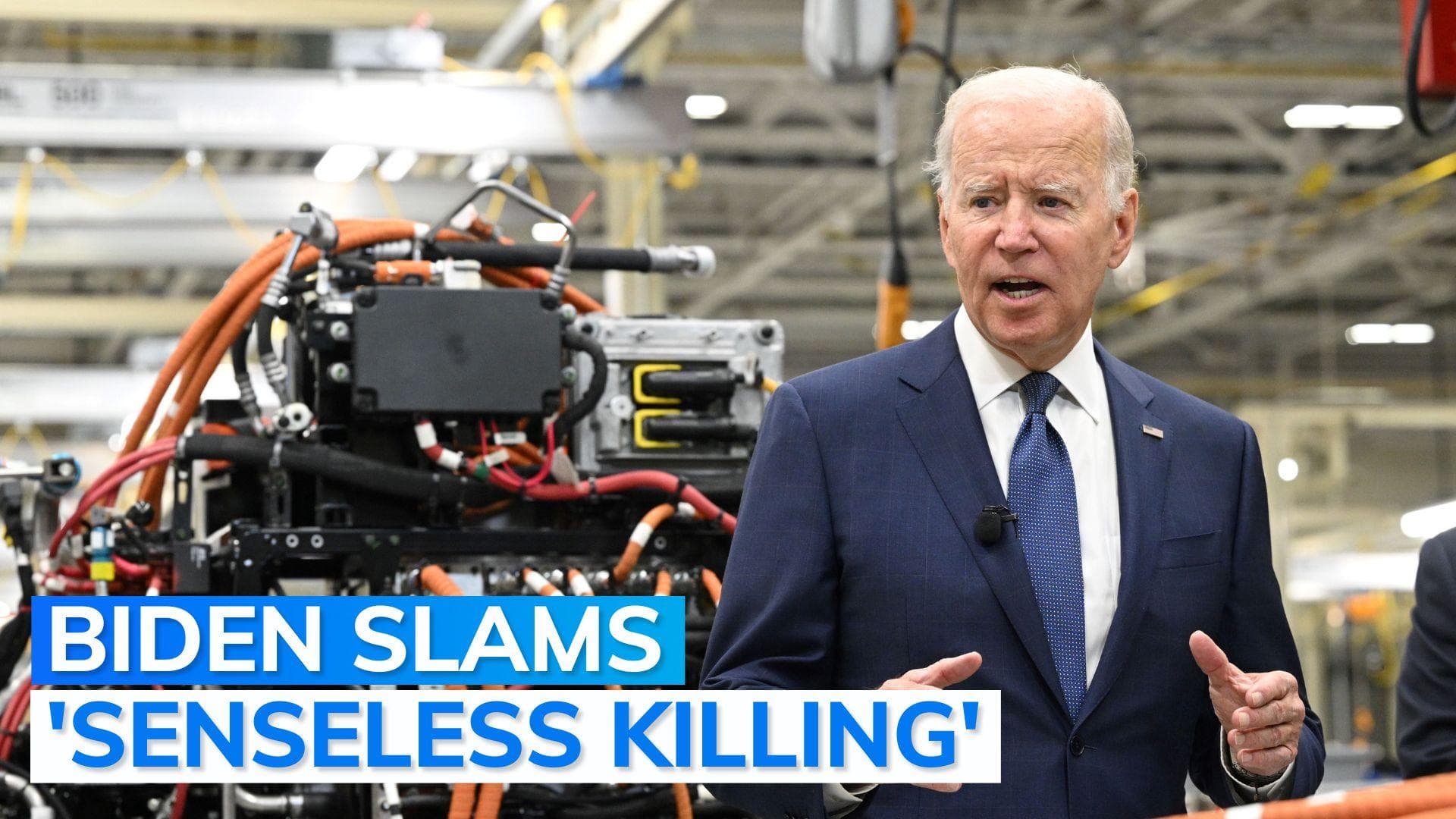 'Demonstration of utter brutality': Biden condemns Russian strikes on Ukraine