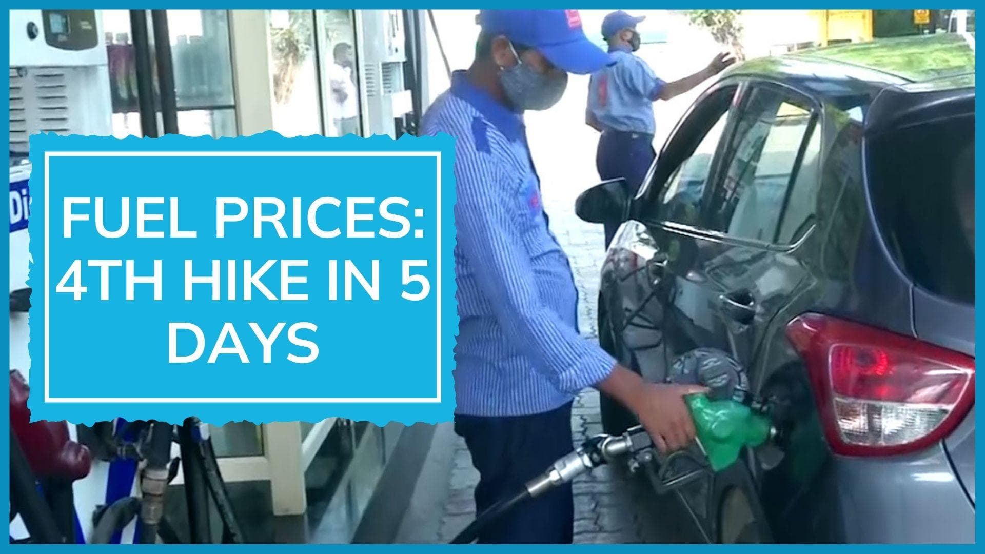 Petrol & diesel prices hiked by 80 paise/litre, 4th increase in 5 days