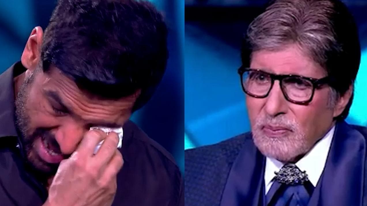 KBC 13: Satyamev Jayate 2 स्टार John Abraham अमिताभ बच्चन से बात करते-करते रो पड़े, जानिए क्या थी वजह?