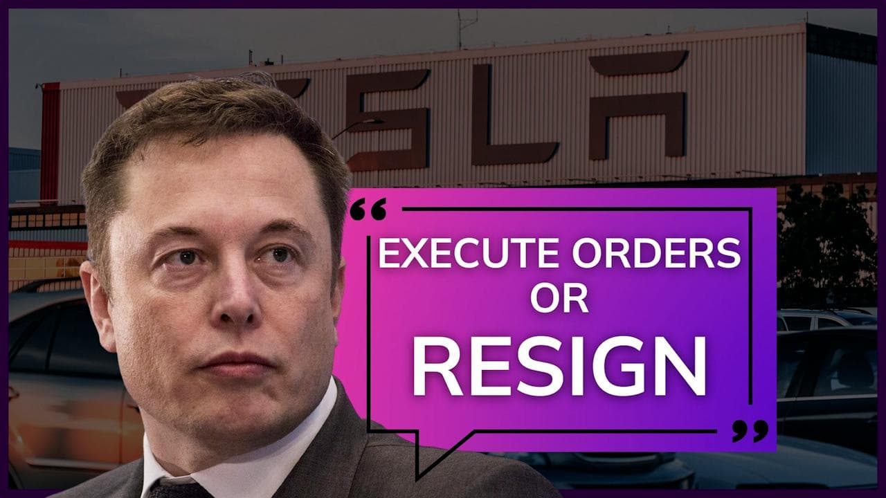 Viral! Musk's letter to managers, follow orders or resign