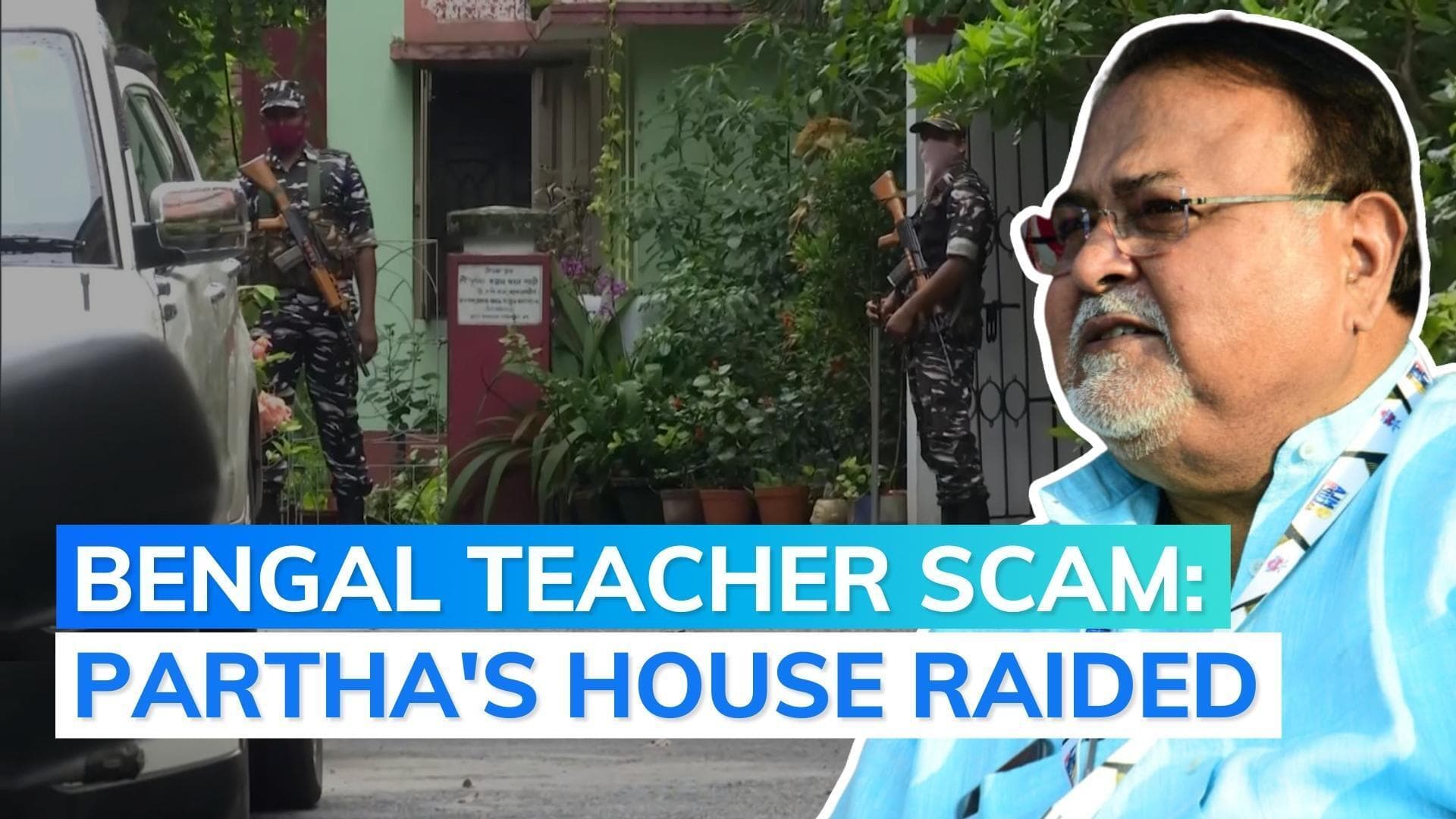 Bengal SSC scam: ED raids former Education minister Partha Chatterjee's premises
