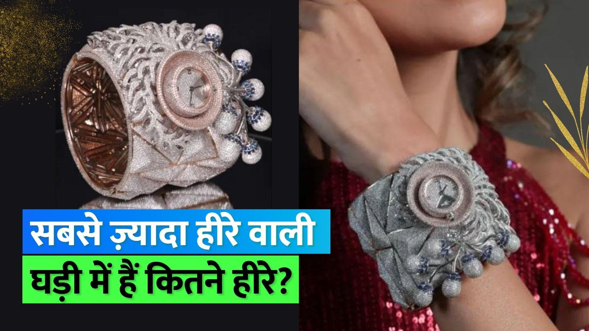 हीरों से जड़ी इस घड़ी ने बनाया गिनीज़ वर्ल्ड रिकॉर्ड, मेरठ के जौहरी ने दिखाई शानदार कारीगरी