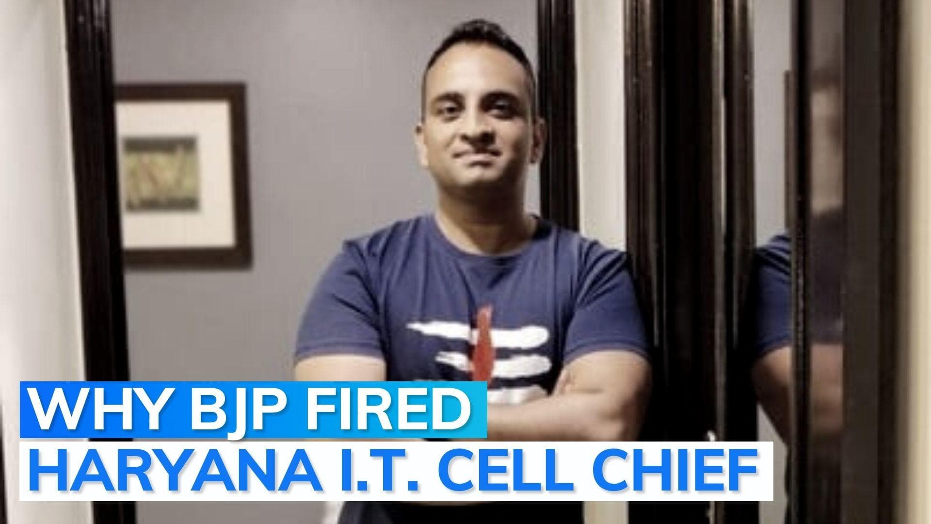 After Nupur, BJP sacks Haryana IT cell chief amid controversy over tweets; Congress asks 'why no arrest?'