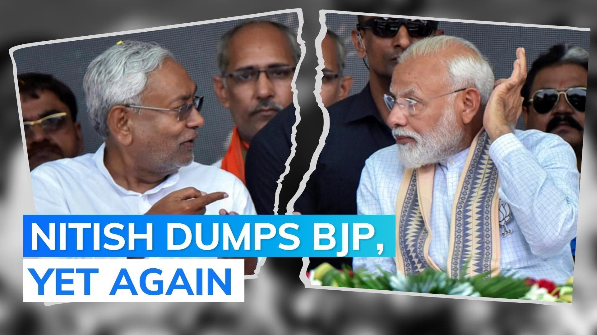 Report: Nitish Kumar ends alliance with BJP in Bihar