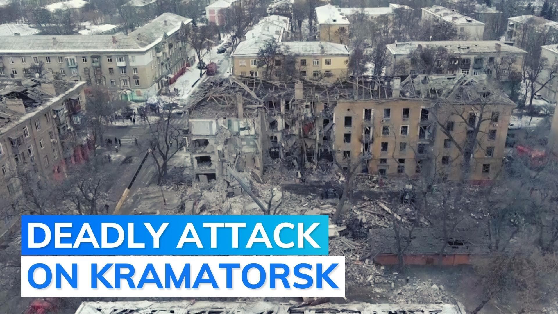 At least 3 killed after latest Russian onslaught in Ukraine's Kramatorsk