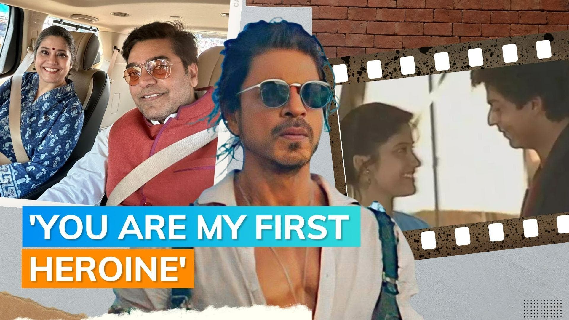 Shah Rukh Khan's witty reply to Renuka Shahane as she watches 'Pathaan' with husband Ashutosh Rana