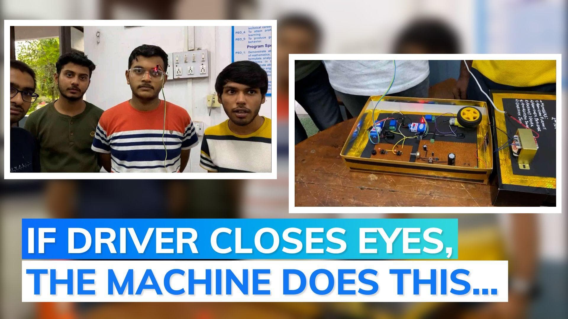 'Anti-sleep device' for car drivers invented by Indore students