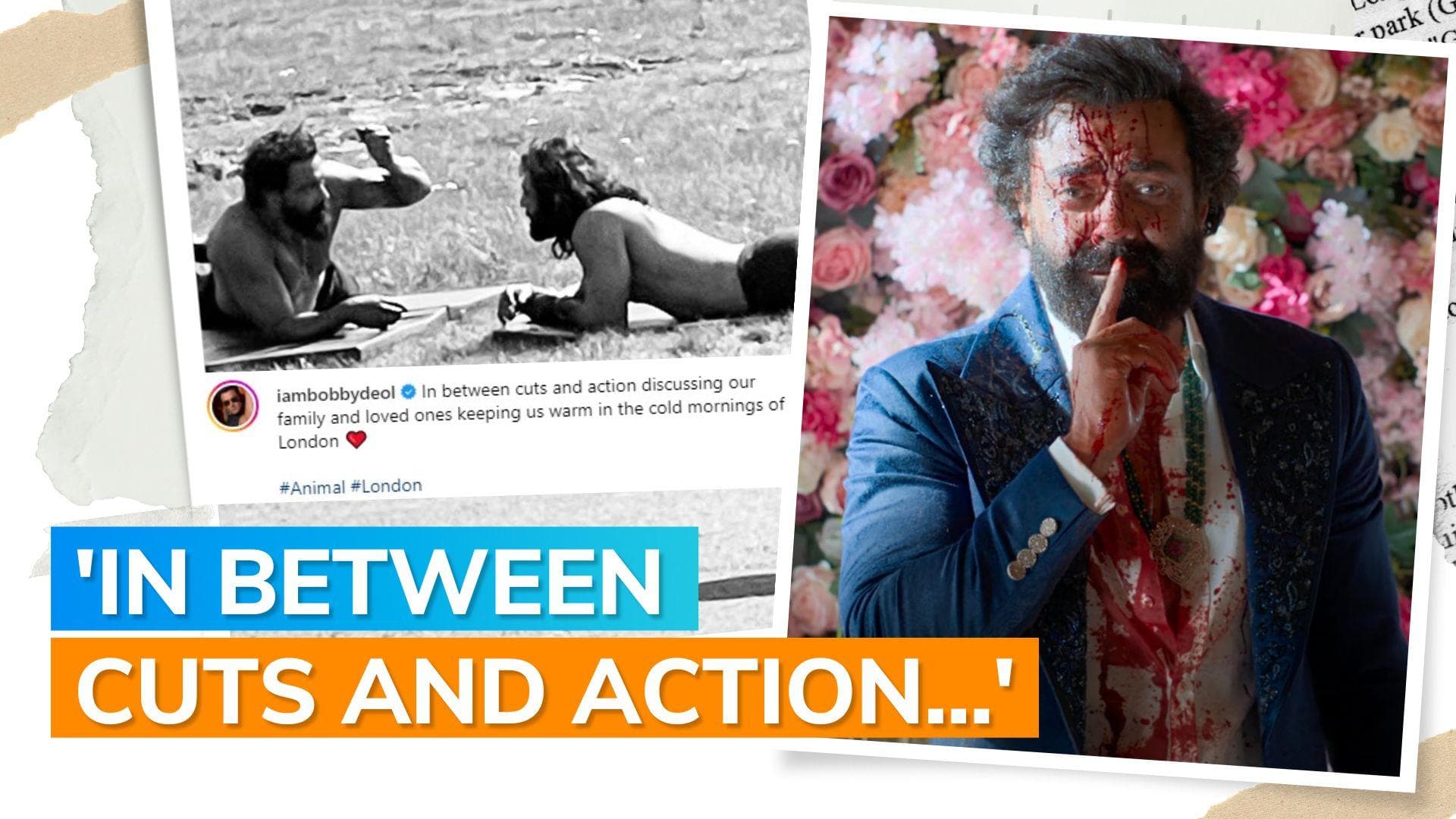 'Animal': Here's how Bobby Deol and Ranbir Kapoor kept 'warm in the cold mornings of London'