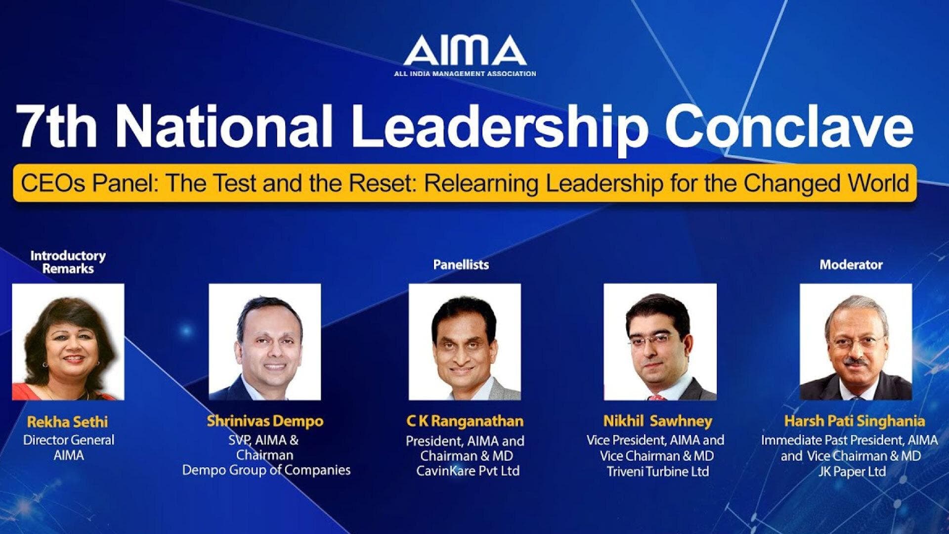 AIMA 2022: C K Ranganathan of CavinKare on leadership for the changing world