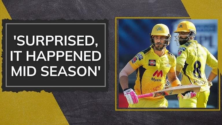 IPL 2022: Faf du Plessis surprised by CSK captaincy change mid-season