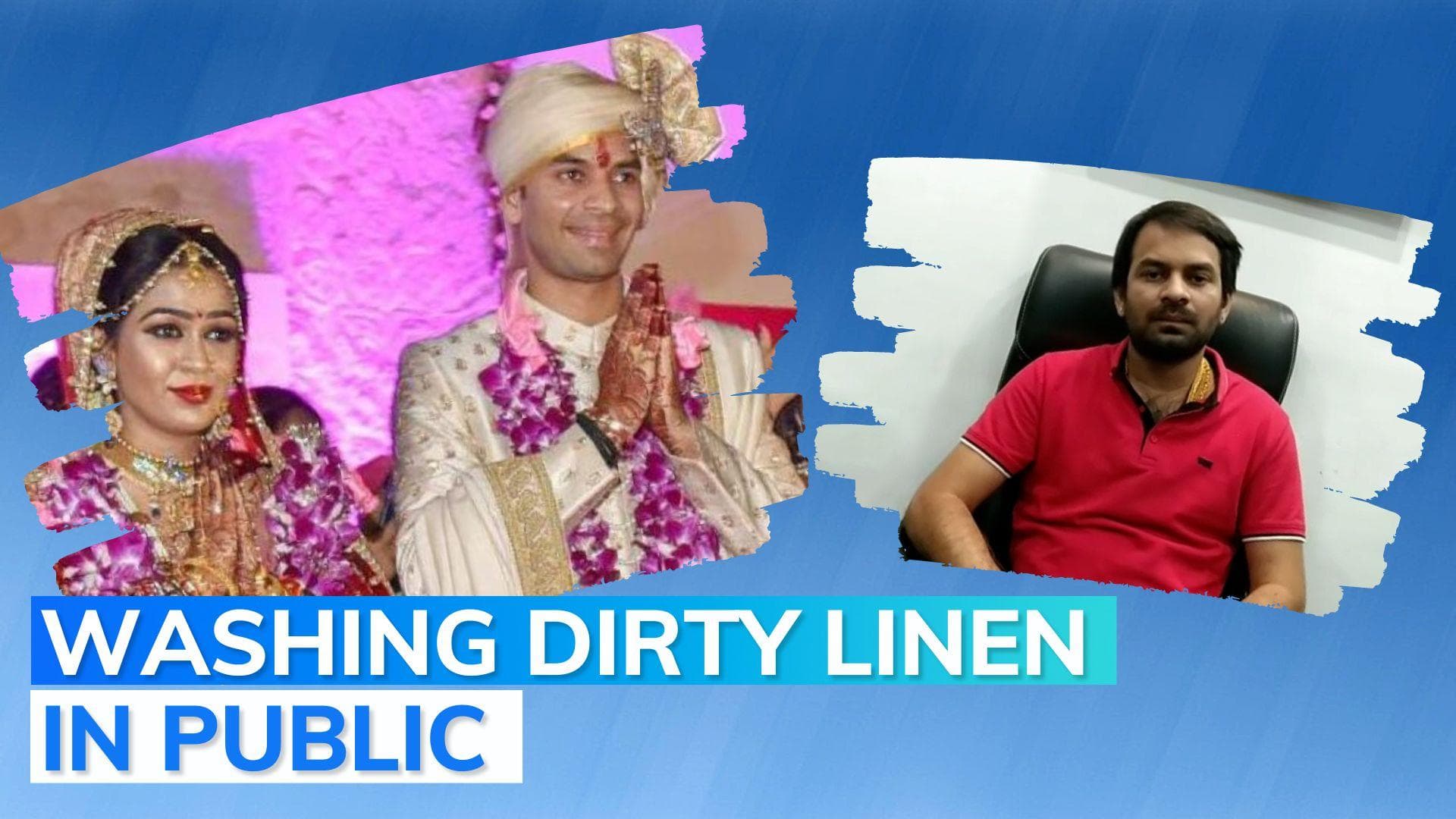 Lalu's son Tej Pratap to release videos of abuse suffered in marriage