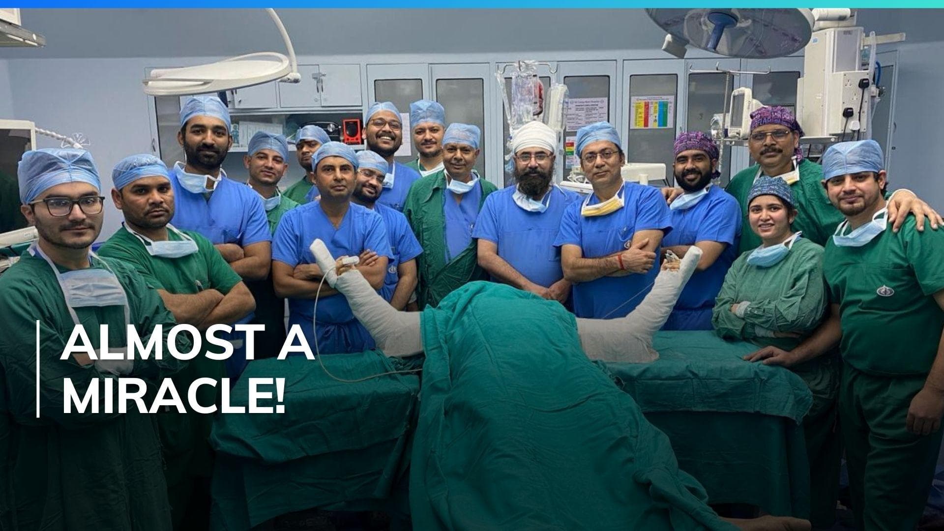 Delhi painter gets hands back in successful bilateral transplant