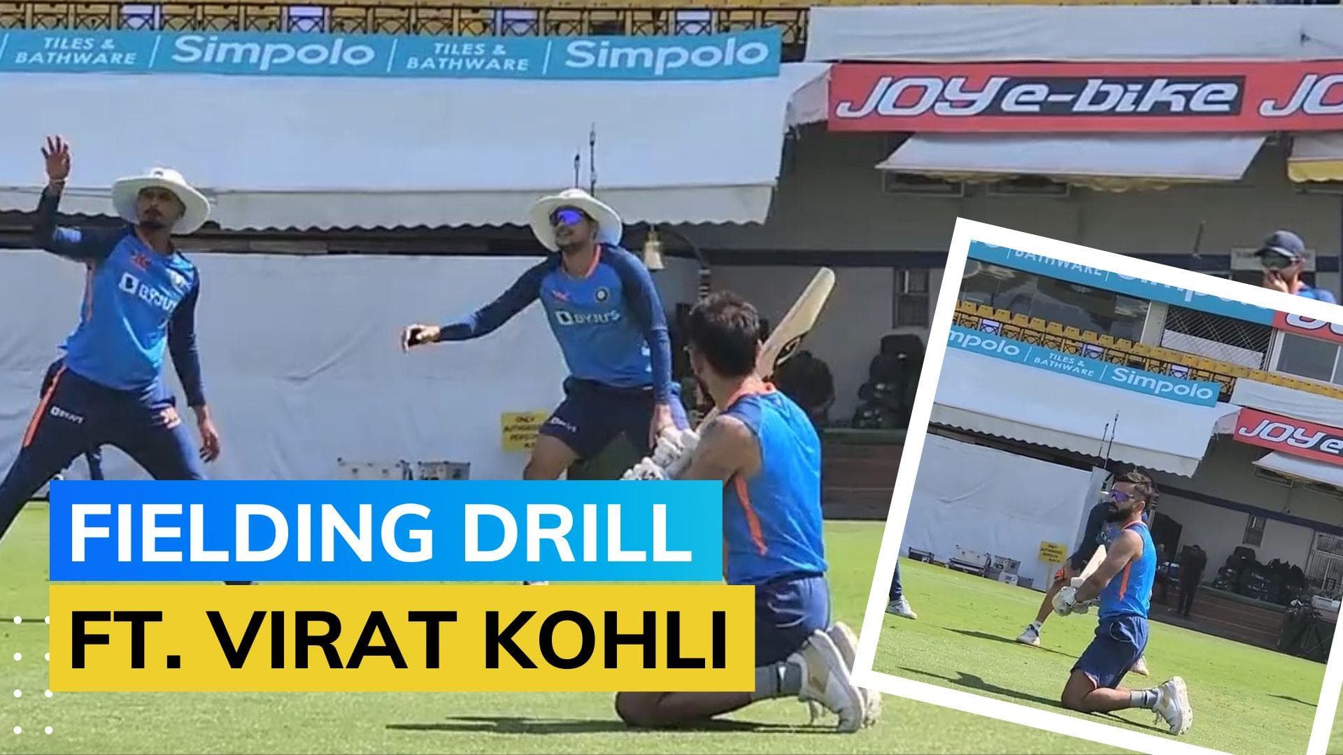 IND vs AUS: WATCH! Virat Kohli helps Shubman Gill, Shreyas Iyer with catching practice