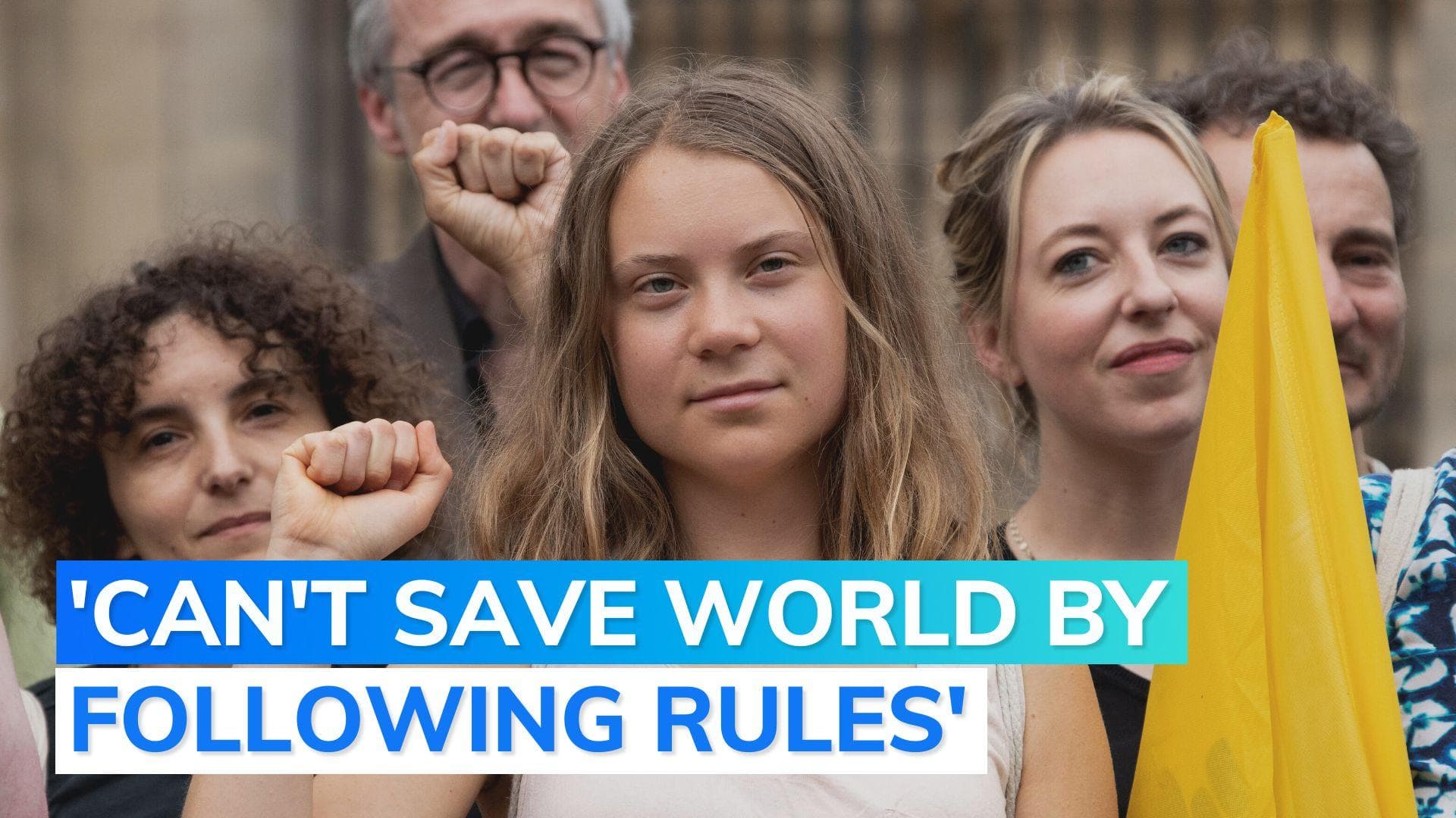 Greta Thunberg defiant after being fined for disobeying police during climate protest