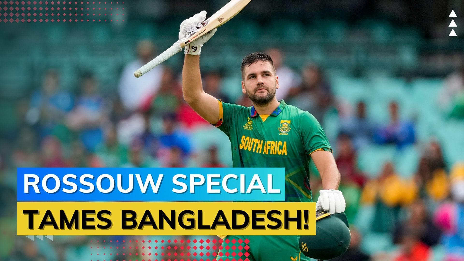 ICC T20 World Cup 2022, South Africa vs Bangladesh Highlights: Rossouw ton helps SA humble Bangla Tigers