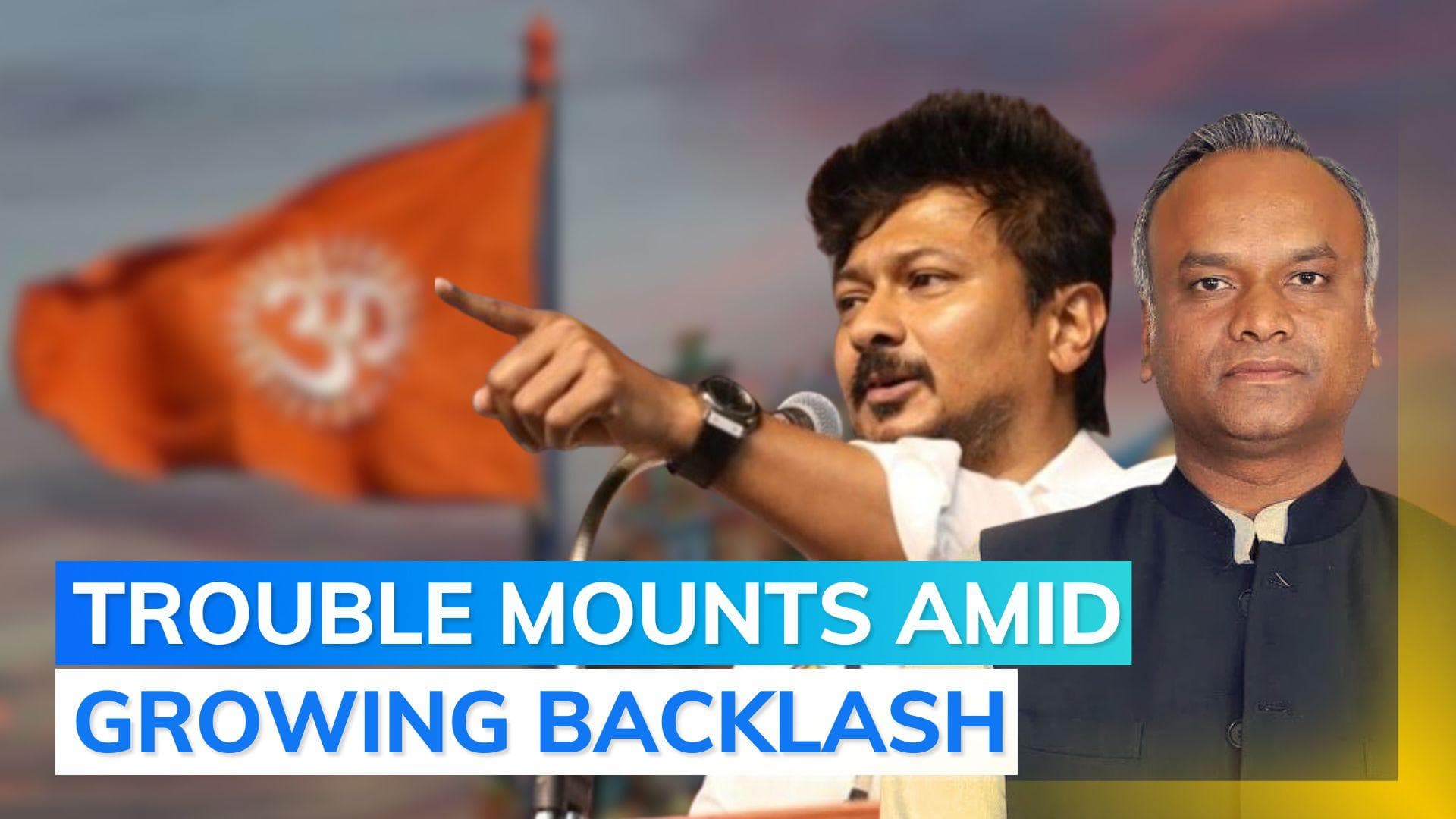 'Sanatan' remark row: FIR against Udhayanidhi Stalin, Priyank Kharge for 'hurting sentiments'