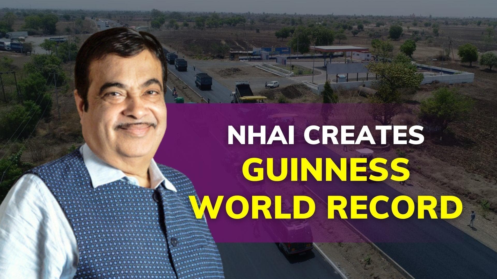A 75 km highway built in just 100 hours! A new world record for India