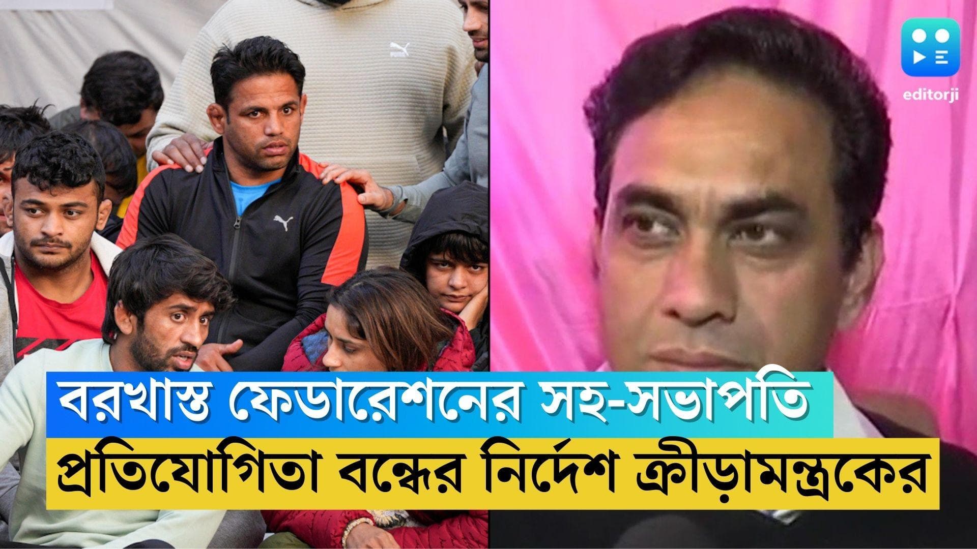 Wrestling Federation: ক্রীড়ামন্ত্রকের নির্দেশে বরখাস্ত ফেডারেশনের সহ-সভাপতি, বন্ধ করা হল প্রতিযোগিতাও