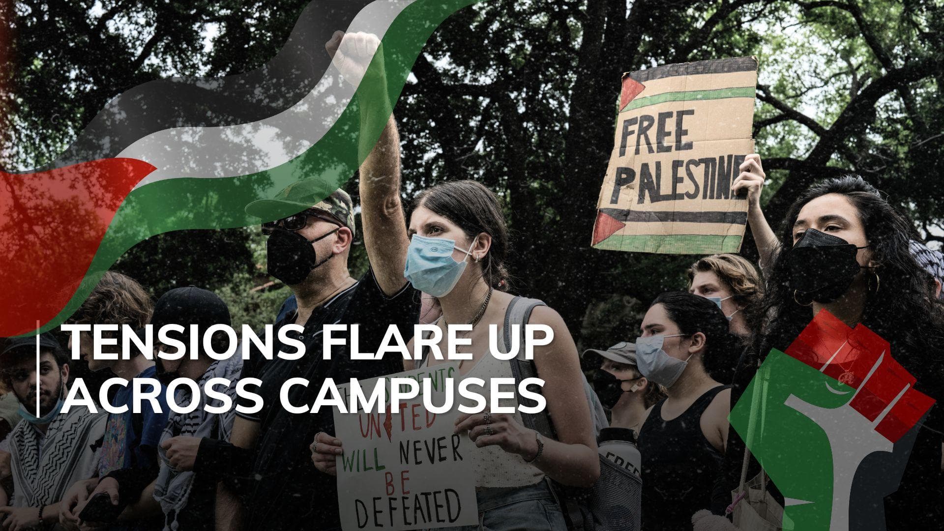 US colleges come to a standstill as pro-Palestine protests rage 