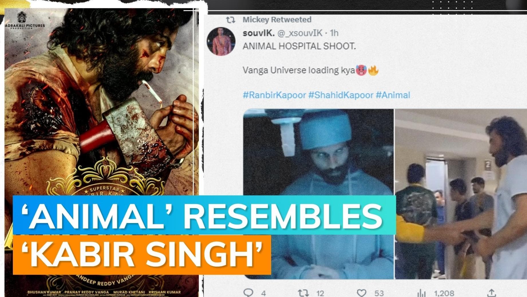 Ranbir Kapoor spotted shooting for ‘Animal’ at a hospital; video goes viral