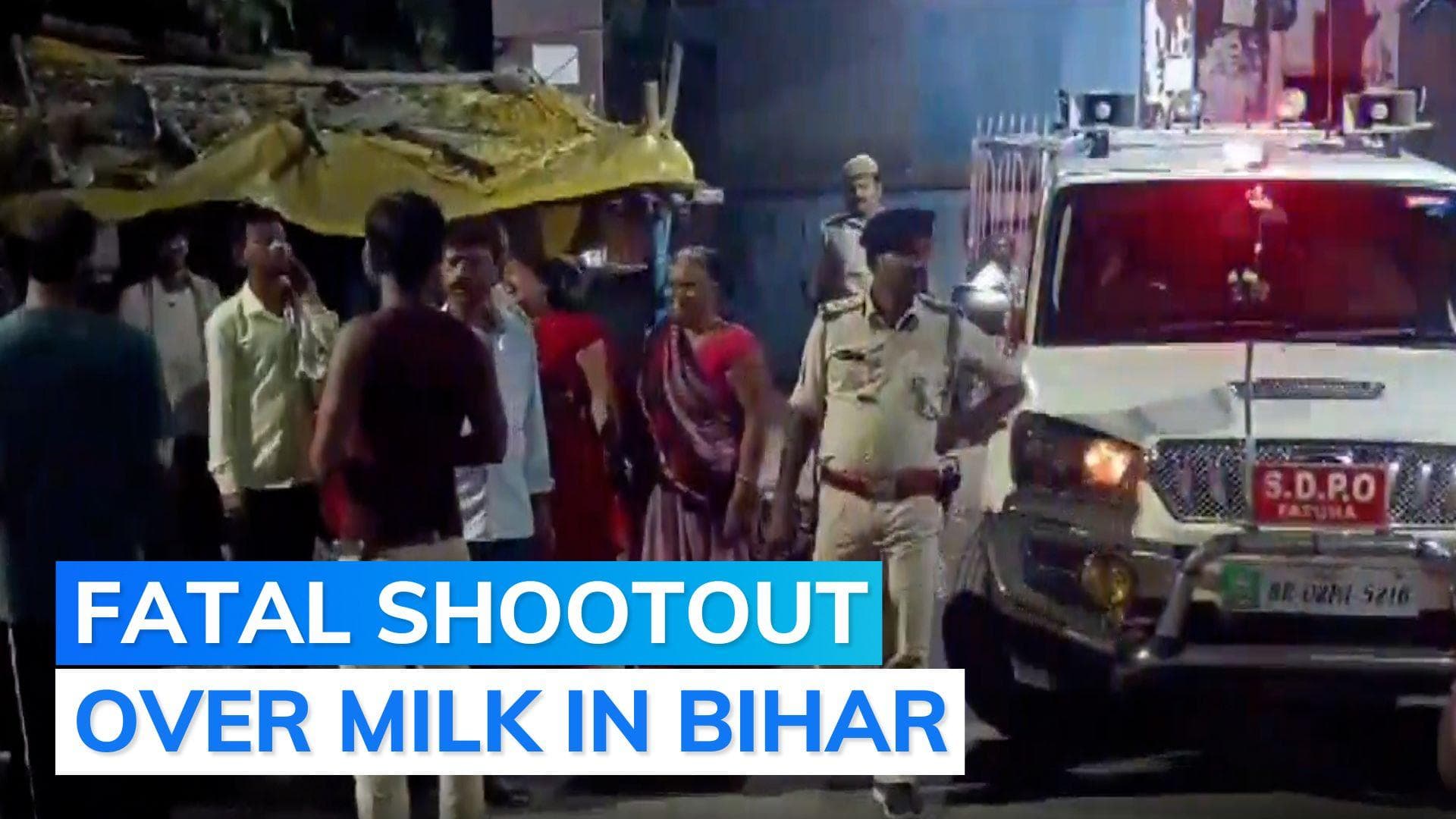 Shots fired over ₹400 milk dues in Patna, 3 dead