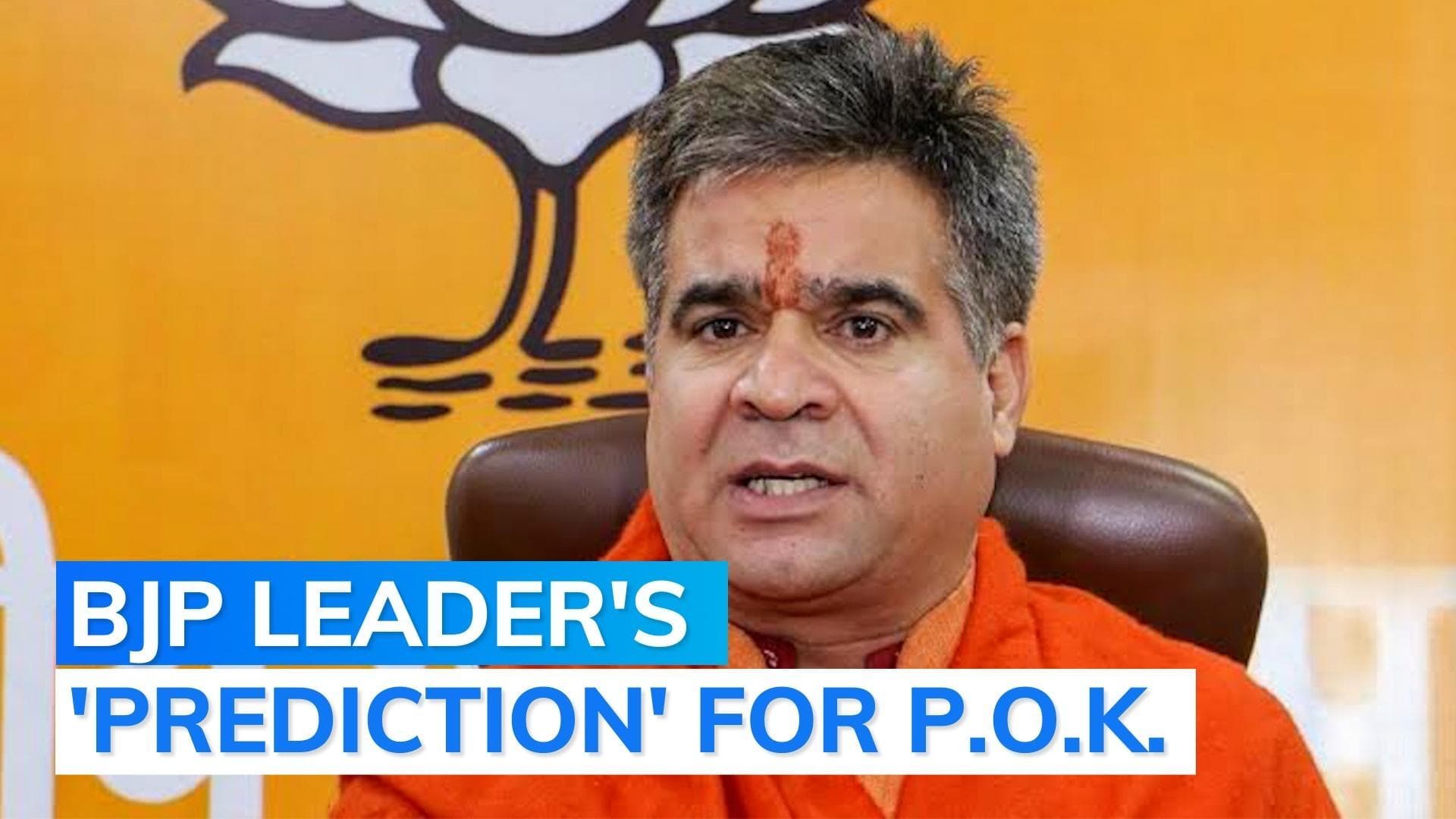 Not long before we hoist Indian tricolour in J&K parts occupied by Pakistan, China: BJP leader