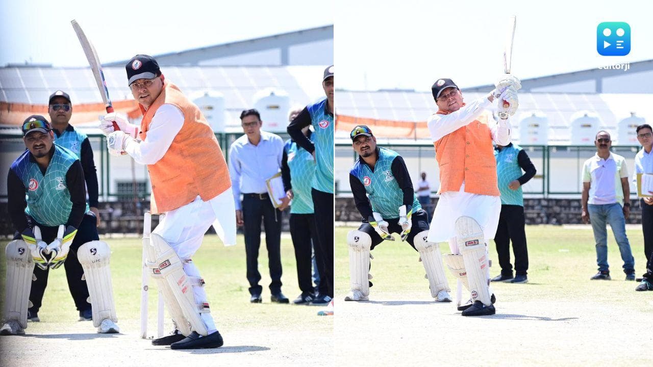 Uttarakhand CM Dhami inaugurates cricket tournament, announces Rs 5 lakh for sports development