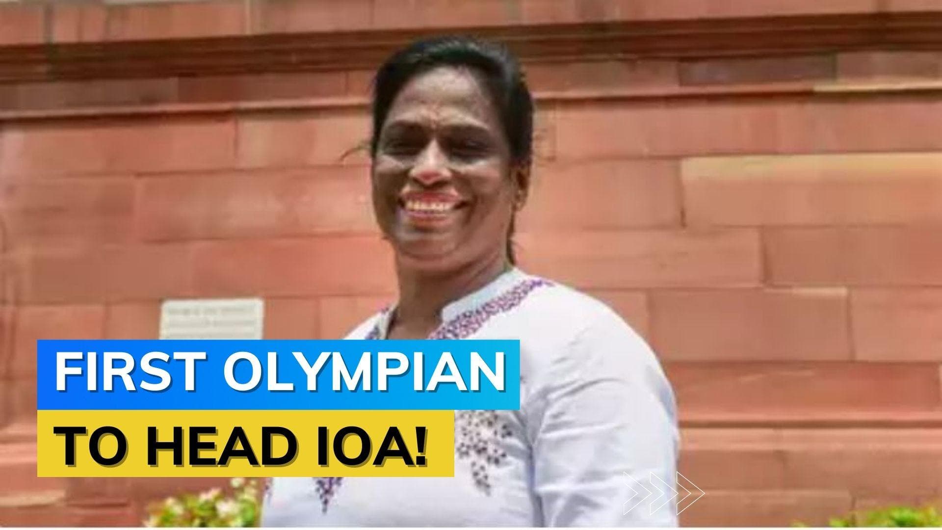 Former Indian sprinter PT Usha becomes first woman IOA President