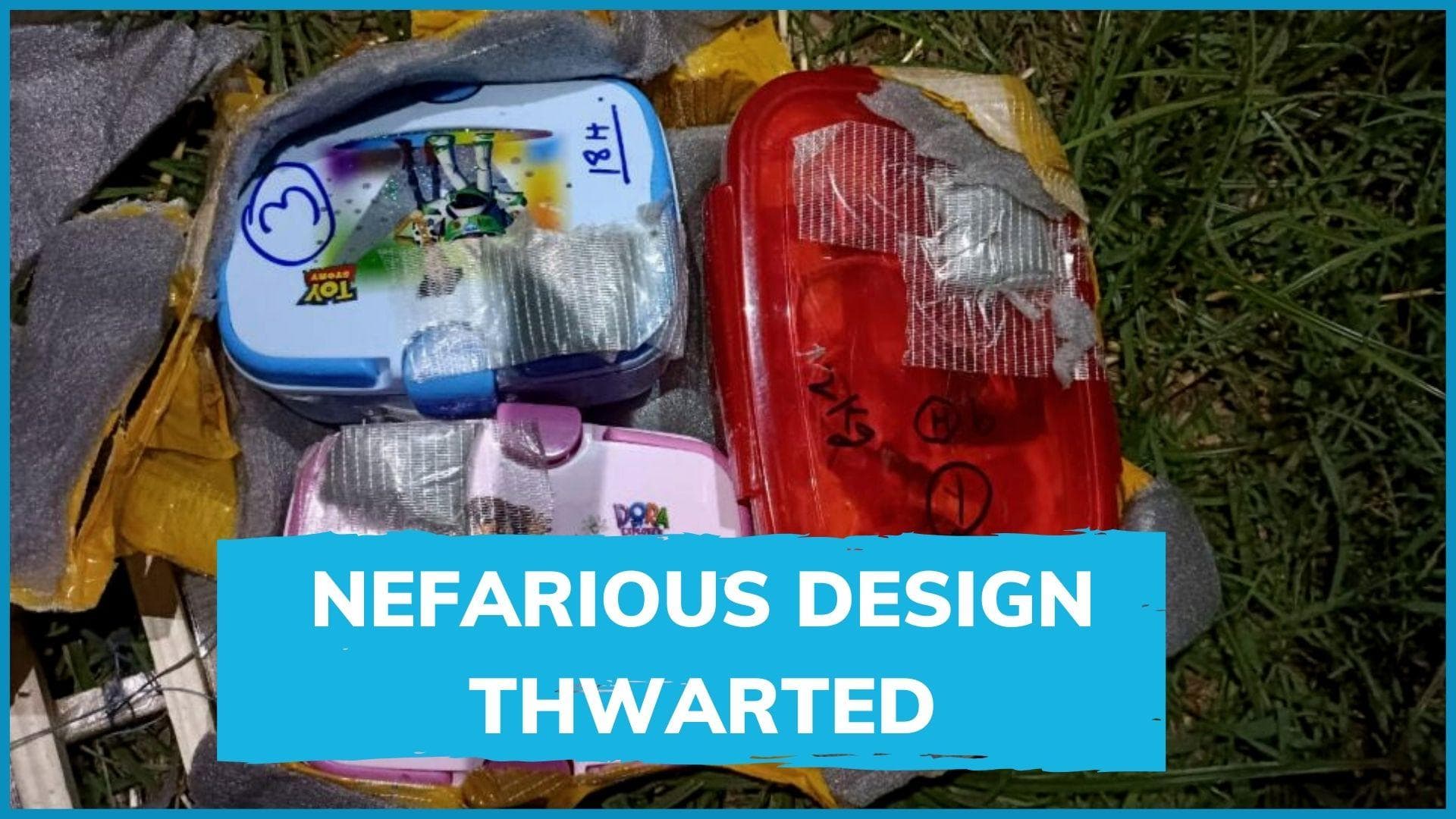 Drone-induced magnetic IED delivery thwarted in Jammu; bombs concealed in tiffins