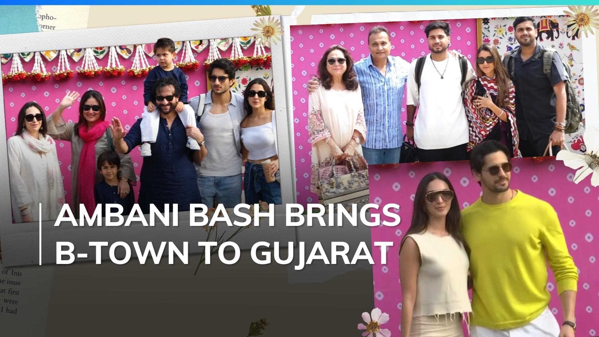 Who’s who of Bollywood reach Jamnagar to join Ambanis in celebration; Watch video  