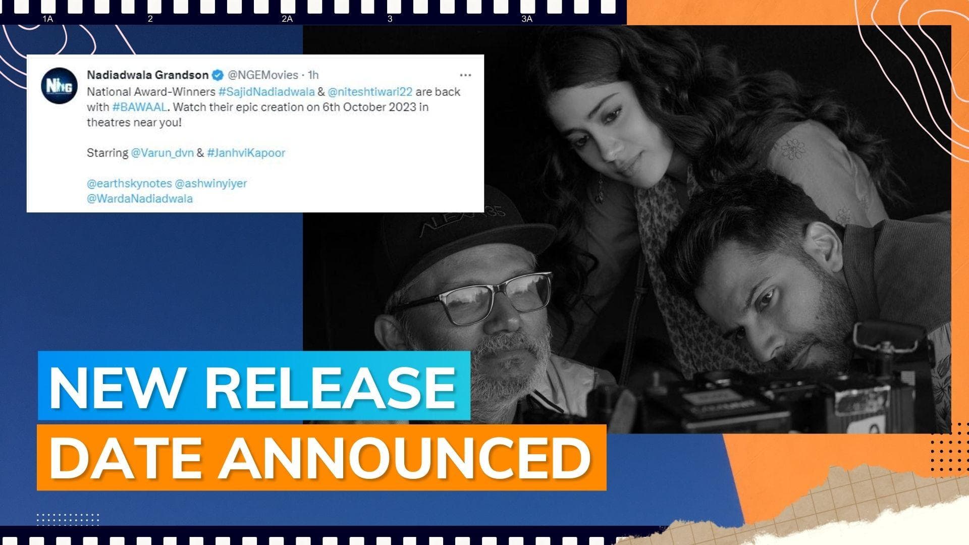 ‘Bawaal’: Here is when Varun Dhawan, Janhvi Kapoor's much-awaited film will release