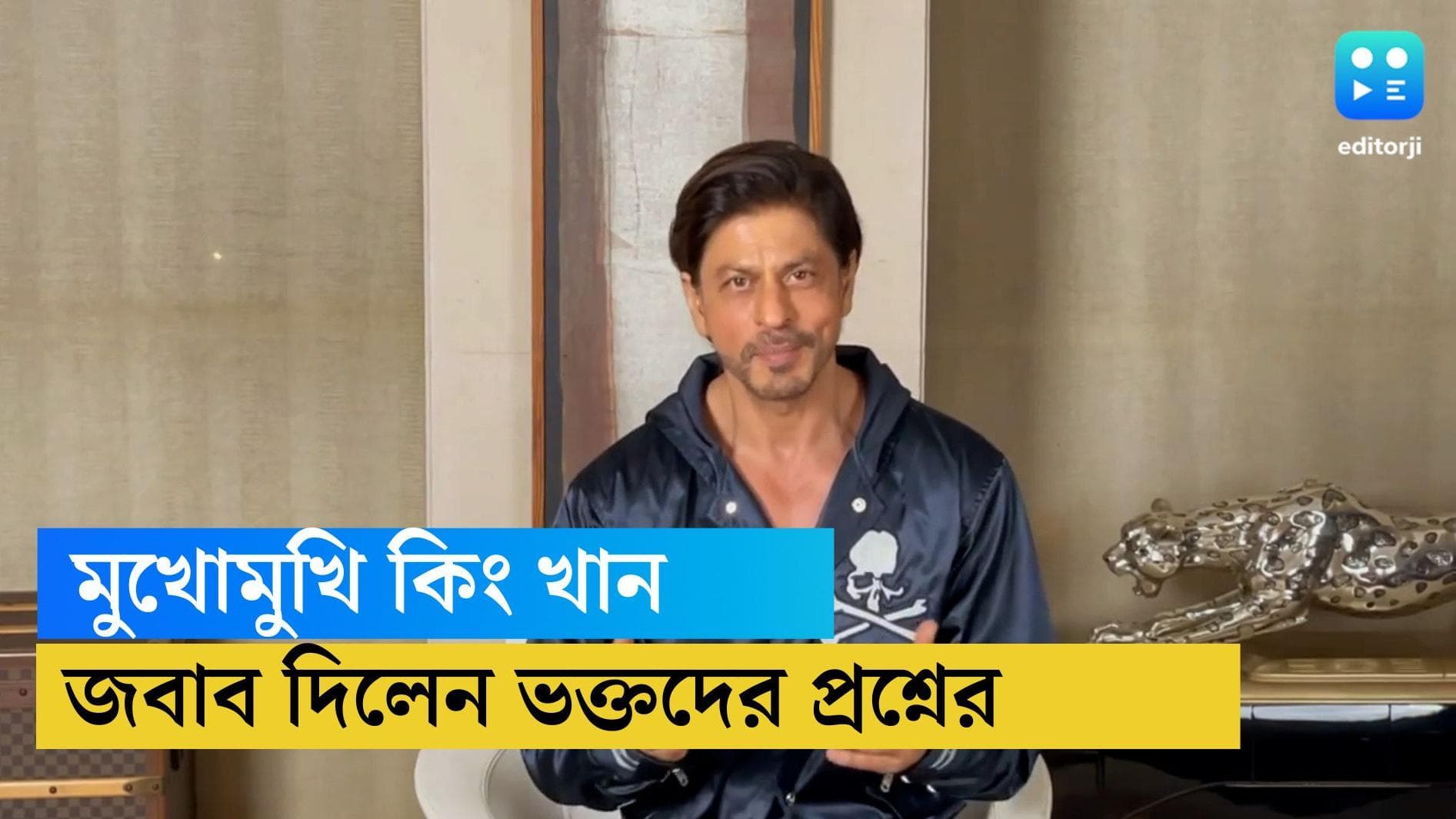 Shah Rukh Khan: 'ভালো আর মন্দের লড়াইতে সর্বদাই জয় হয়েছে প্রথমজনের', ভক্তদের মুখোমুখি হলেন কিং খান