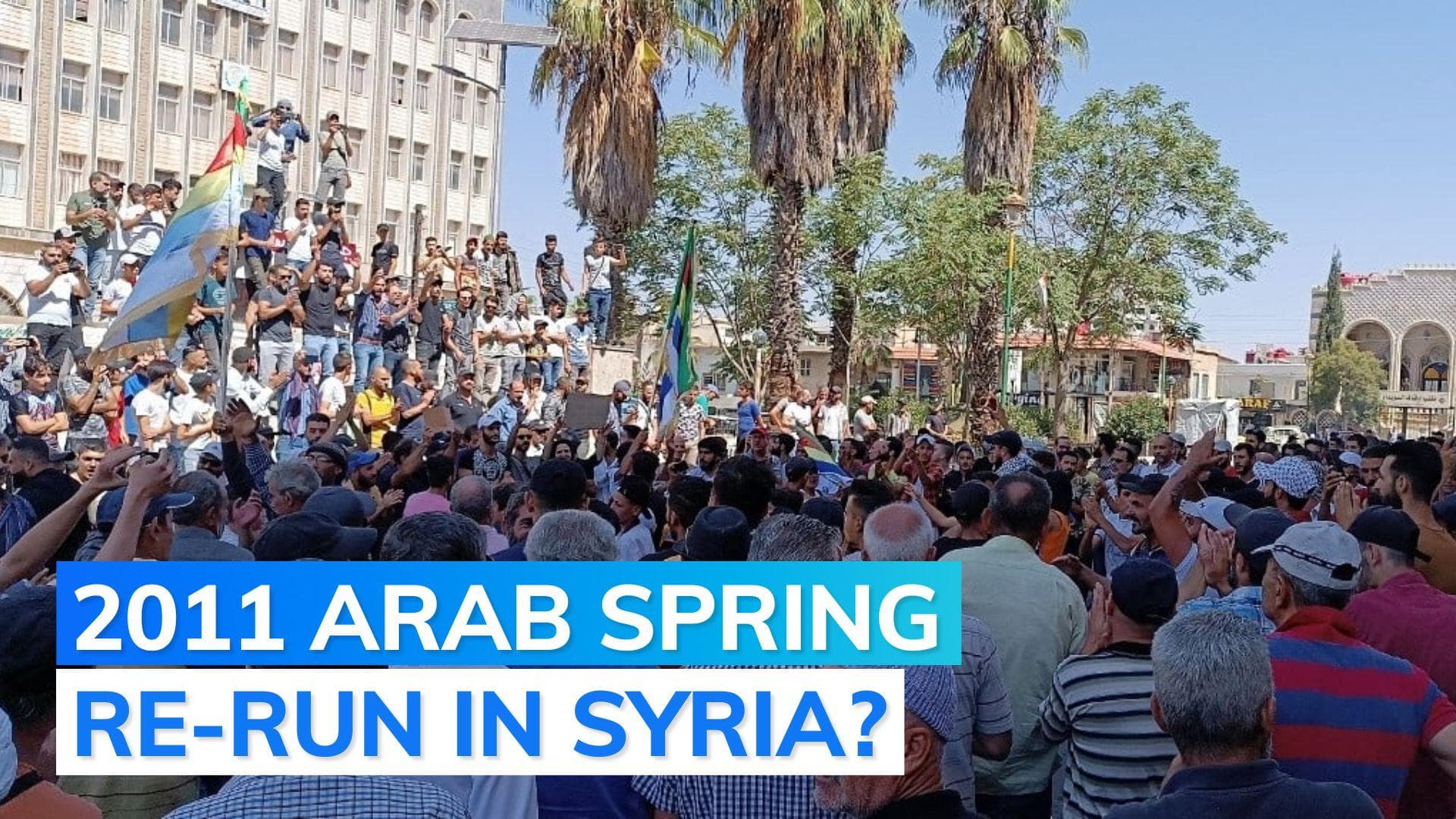 Syria: Protests against dictator Bashar al-Assad rage on in southern region