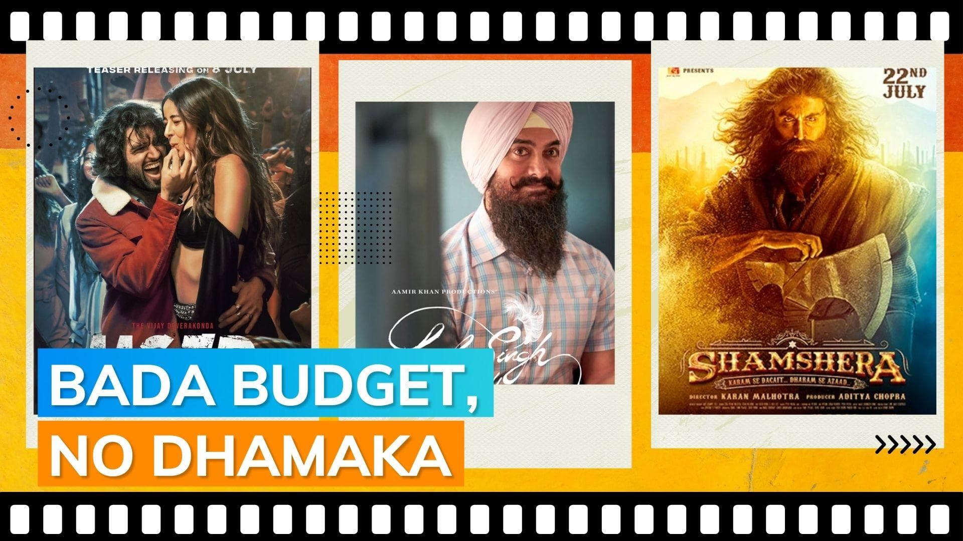 Year Ender 2022: From 'Shamshera' to 'Liger': Big-ticket films that tanked at the box office