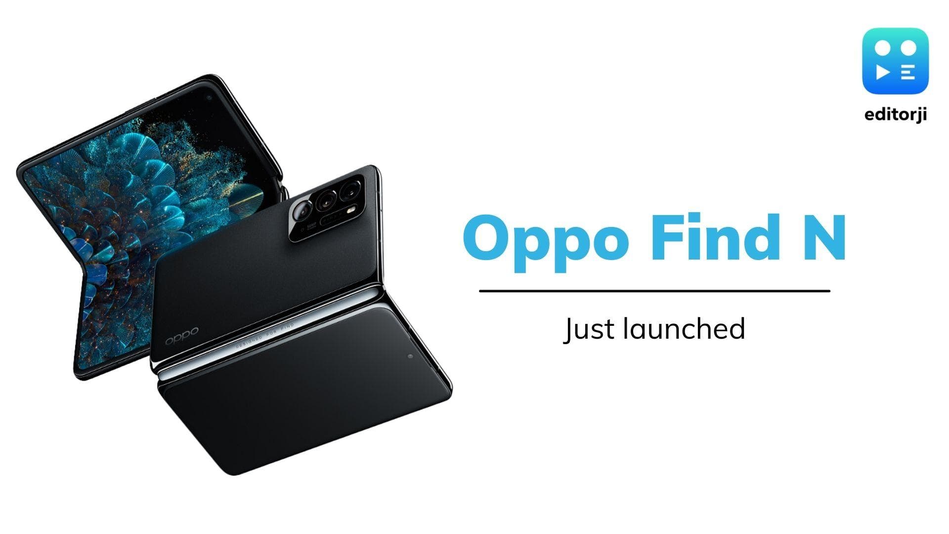 Oppo Find N foldable smartphone launched: check price, specs