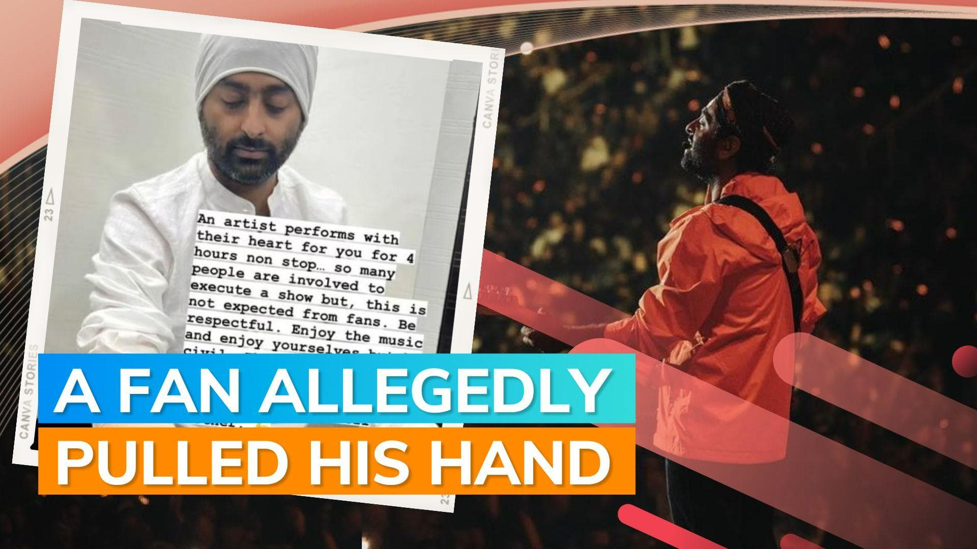 Singer Arijit Singh injured after Aurangabad concert: watch video